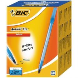 Długopis BIC Round Stic Niebieski Pudełko 60