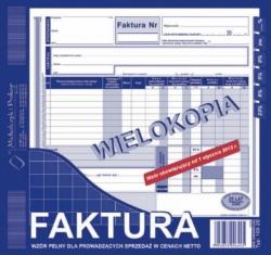 Faktura VAT MICHALCZYK I PROKOP 2/3 A4 80 kartek