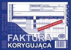 Faktura VAT korygująca MICHALCZYK I PROKOP A5 80 kartek