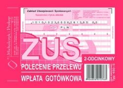 ZUS - Polecenie Przelewu MICHALCZYK I PROKOP A6 80 kartek