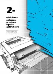 2-odcinkowe polecenie przelewu MICHALCZYK I PROKOP A4 teczka 100 kartek