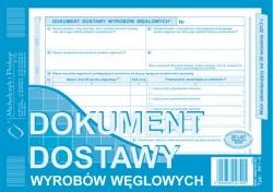 Dokument dostawy wyrobów węglowych (o+1k) A5