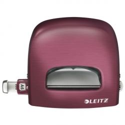 Dziurkacz LEITZ STYLE 50060028 ciemno czerwony 30 kartek