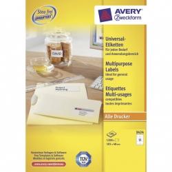 Etykiety uniwersalne Avery Zweckform 105 x 48