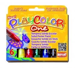Farby w sztyfcie Playcolor one pudełko 6 kolorów
