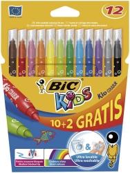 Flamastry Bic Kid Couleur Pudełko 10+2