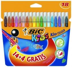 Flamastry Bic Kid Couleur Pudełko 14+4