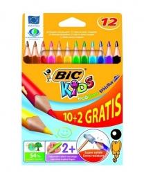 Kredki BIC Evolution Triangle Pudełko 12