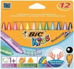 Kredki BIC świecowe Plastidecor Triangle Pudełko 12