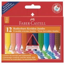 Kredki Grip jumbo trójkątne 12 kol. opakowanie kartonowe Faber-Castell