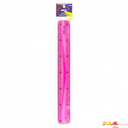 Linijka elastyczna 30cm różowa SSC010 STRIGO