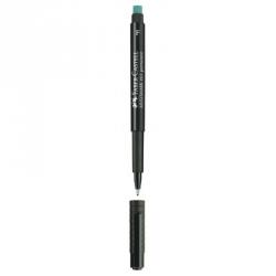 Foliopis Multimark z gumką OHP permanentny F 0,6 CZARNY FABER-CASTELL