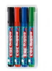 Marker do flipchartów ze ściętą końcówką 1-5 mm czarny Edding