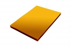 Folia do bindowania przezroczysta żółta 0.20 (100 sztuk) DATURA