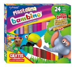 Plastelina BAMBINO 24 kol. - podkładka GRATIS St.Majewski