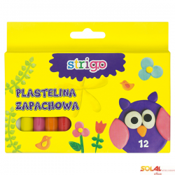 Plastelina 12 kolorów STRIGO SSC008