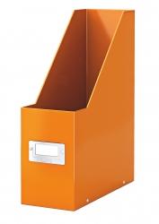 Pojemnik na czasopisma Leitz Click & Store Metaliczny pomarańczowy