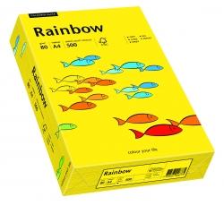 Papier xero kolorowy Rainbow ciemno żółty 18