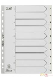 Przekładki Numeryczne Elba A4 10T PP12/100 bia