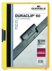 Skoroszyt DURABLE DURACLIP® Original 60 żółty