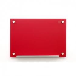 Tablica szklana Nobo Diamond 60x45, czerwona
