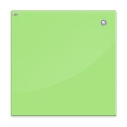 Tablica szklana magnetyczna 80x60 cm jasna zieleń 2x3