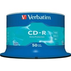 Płyta VERBATIM CD-R cake box 50 700MB 52x DataLife