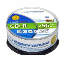 CD-R ESPERANZA SILVER - CAKE BOX 25