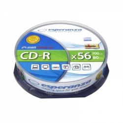 CD-R ESPERANZA SILVER - CAKE BOX 10