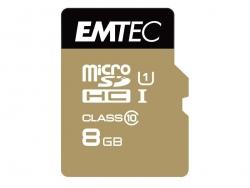 MicroSDHC 8GB Class10 Gold +