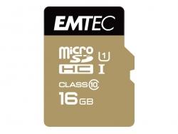 MicroSDHC 16GB Class10 Gold +