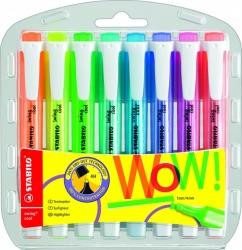 Zakreślacz STABILO swing cool fluorescencyjny, zestaw 8 szt. w etui