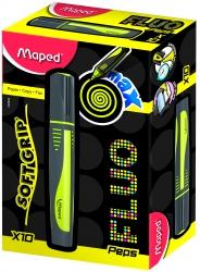 Zakreślacz Fluo peps max żółty (10 szt) Maped