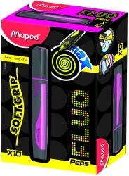 Zakreślacz Fluo peps max różowy (10 szt) Maped